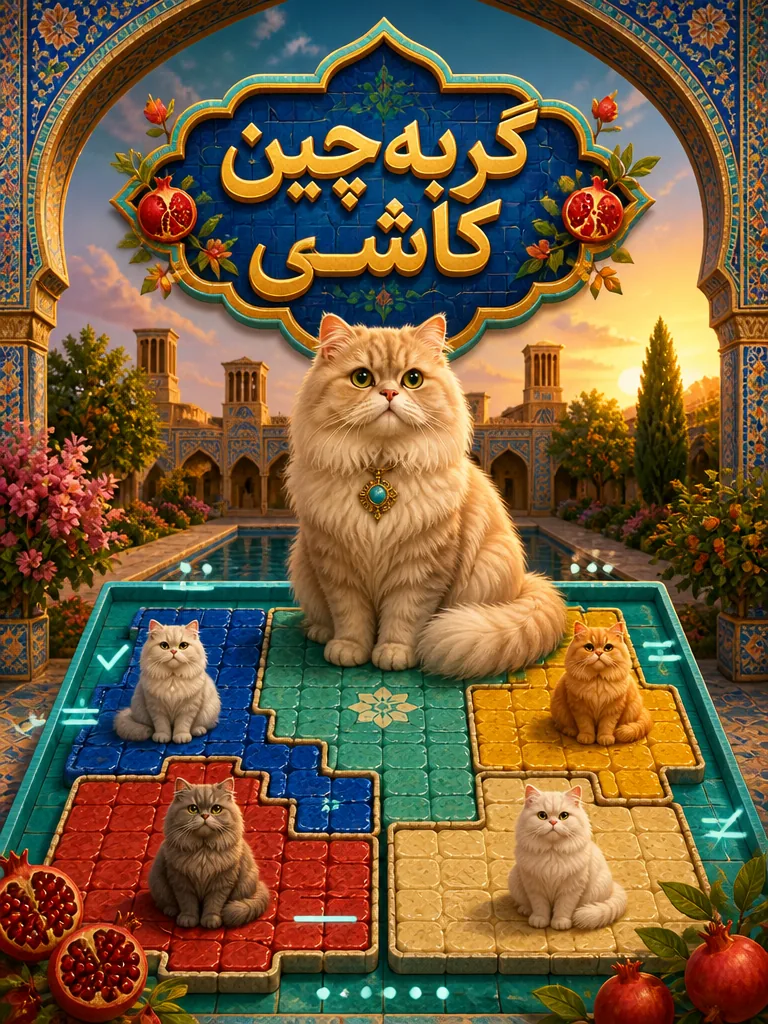 گربه چین کاشی